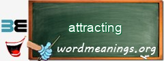 WordMeaning blackboard for attracting